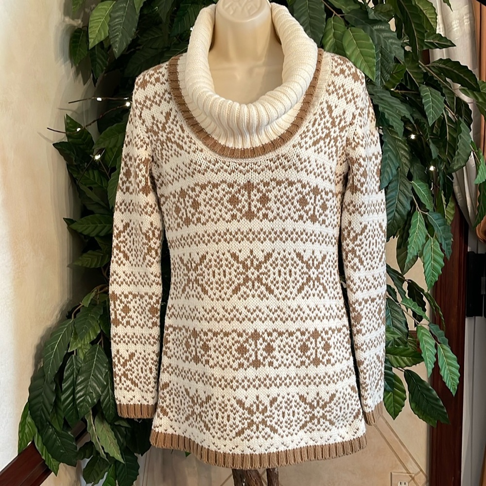 ANN TAYLOR LOFT COWL NECK SWEATER